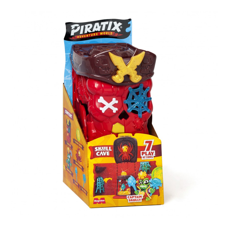 Playset Skull Cave Piratix Shark Tresure