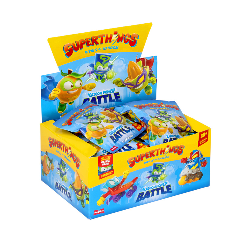 Expositor 25 sobres Superthings Kazoom Power Battle