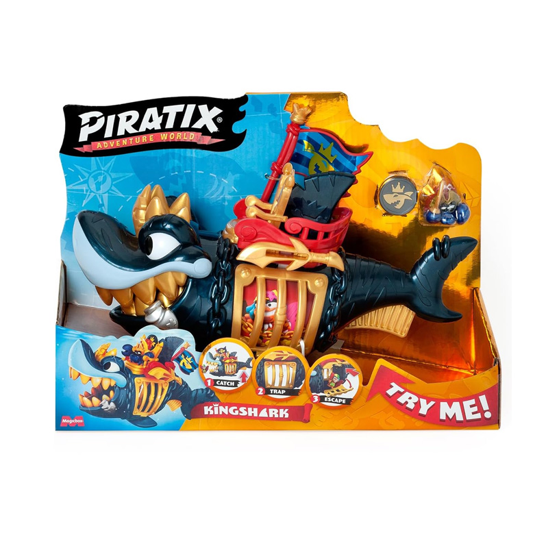 Playset Kingshark Golden Teeth Piratix Adwenture World