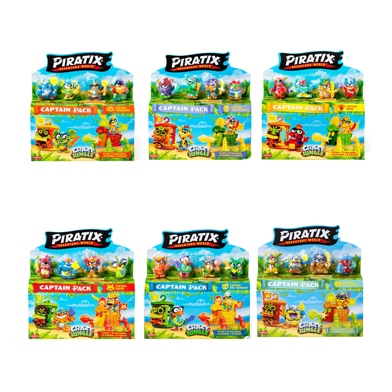Captain Pack Piratix Crazy Jungle - modelos aleatorios