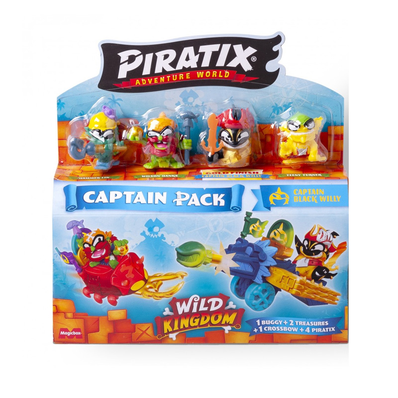 Captain Pack Piratix Wild Kingdom - modelos aleatorios