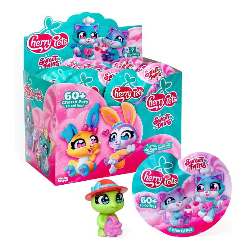 Expositor 24 sobres Cherry Pets Sweet Twins