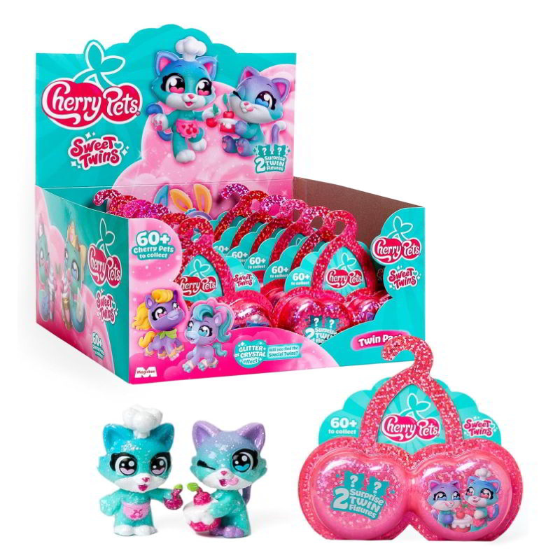 Expositor 12 Twin Pack Cherry Pets Sweet Twins