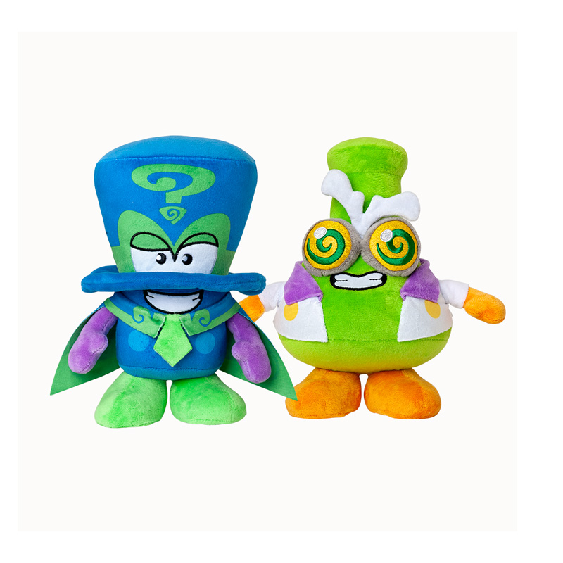 Peluches Enigma & Profesor K Superthings 23cm