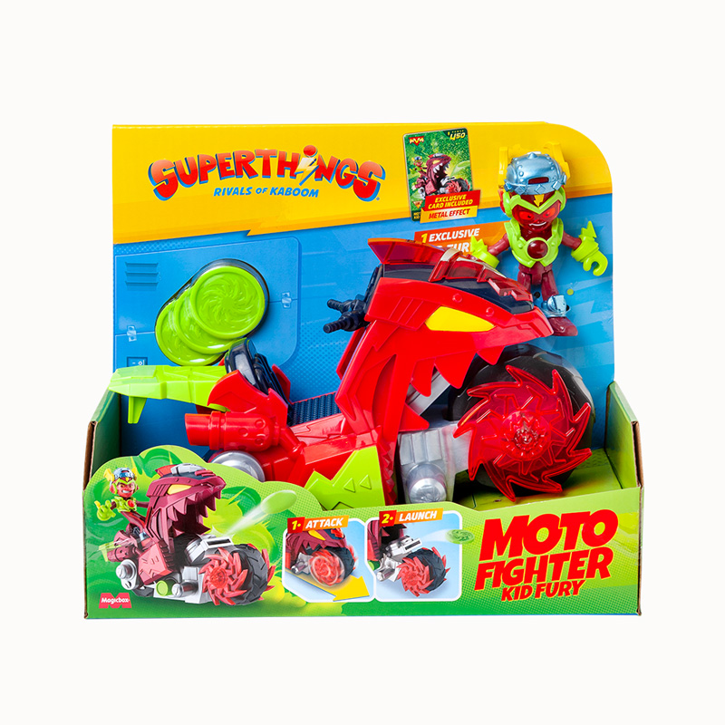 Vehículo Superthings Moto Fighter Kid Fury
