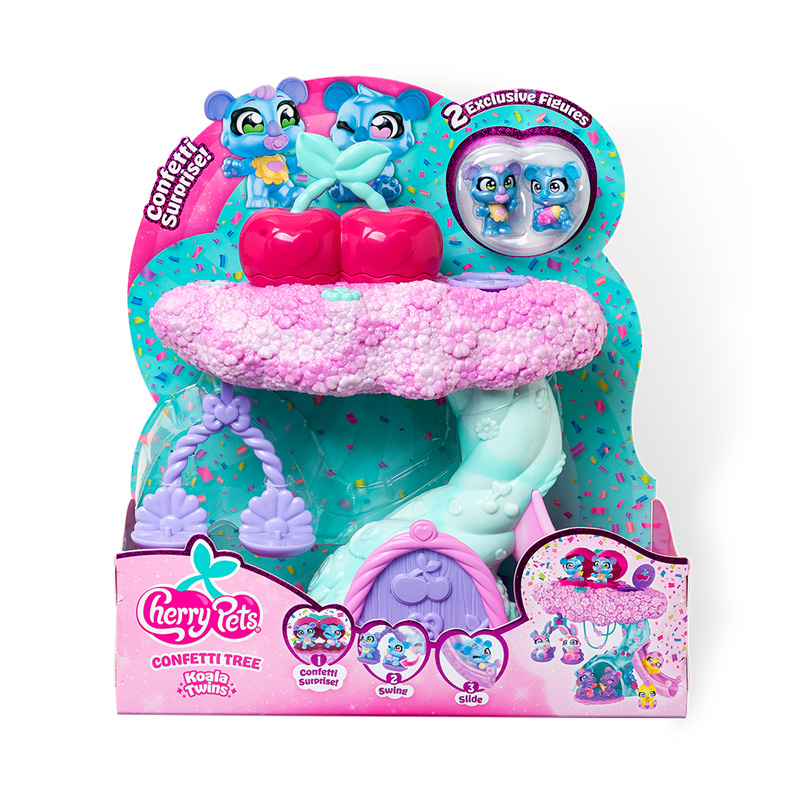 Playset Confetti Tree Cherry Pets