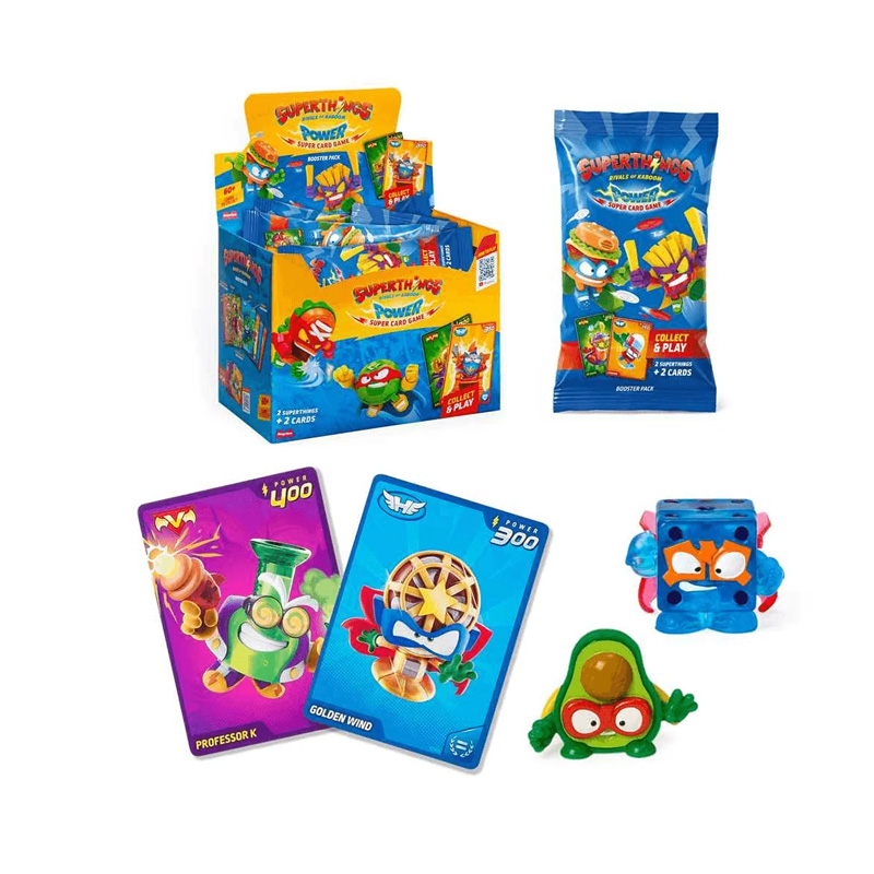 Expositor 20 sobres Superthings Power Battle Super Card Game