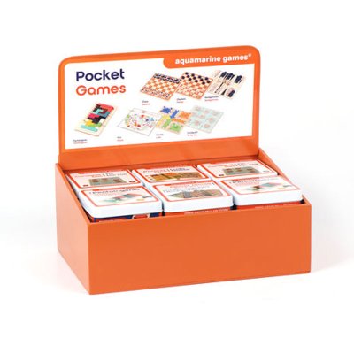 Wholesaler of Expositor juegos Pocket Games Aquamarine