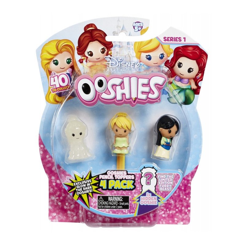 Distribuidor mayorista de Pack 4 figuras Ooshies Princesas Disney