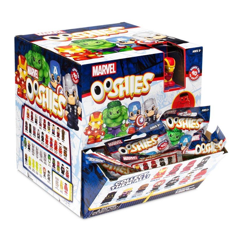 Distribuidor mayorista de Sobres Ooshies Superheroes Marvel