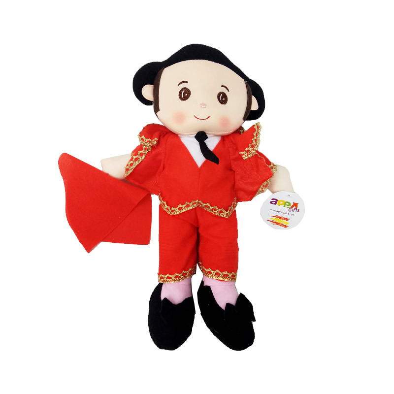 Peluche muñeca trapo Torero 33cm