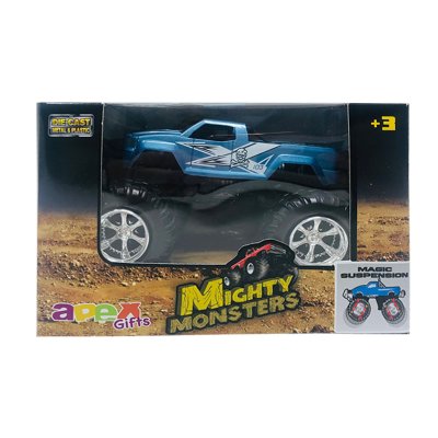 Miniatura vehículo Mighty Monsters Truck Die-Cast - azul