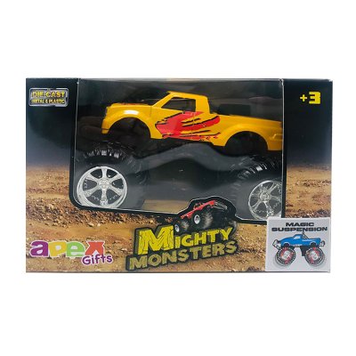 Miniatura vehículo Mighty Monsters Truck Die-Cast - naranja