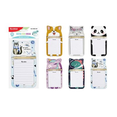 Libreta imantada c/lápiz Animales Libreta imantada c/lápiz Animales