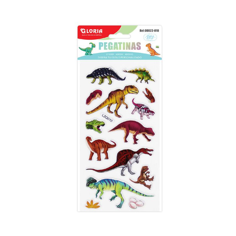 Pegatinas 3D Dinosaurios