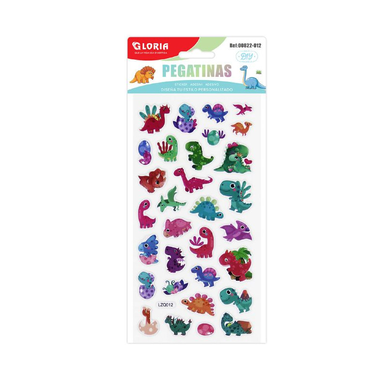 Pegatinas 3D Little Dino