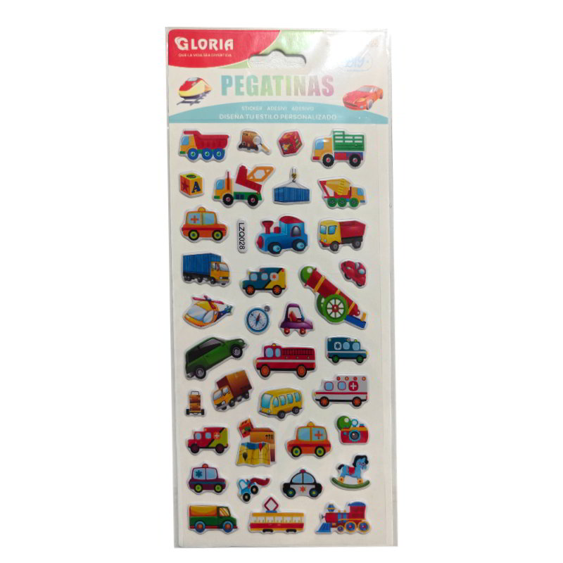Pegatinas 3D Vehículos de servicio