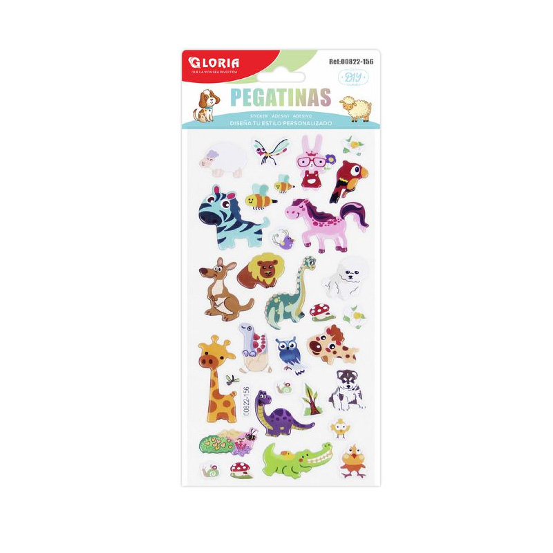 Pegatinas 3D Animales - modelo 3
