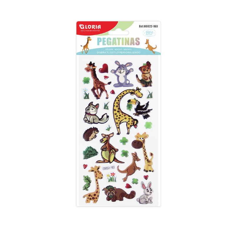 Pegatinas 3D Animales - modelo 1