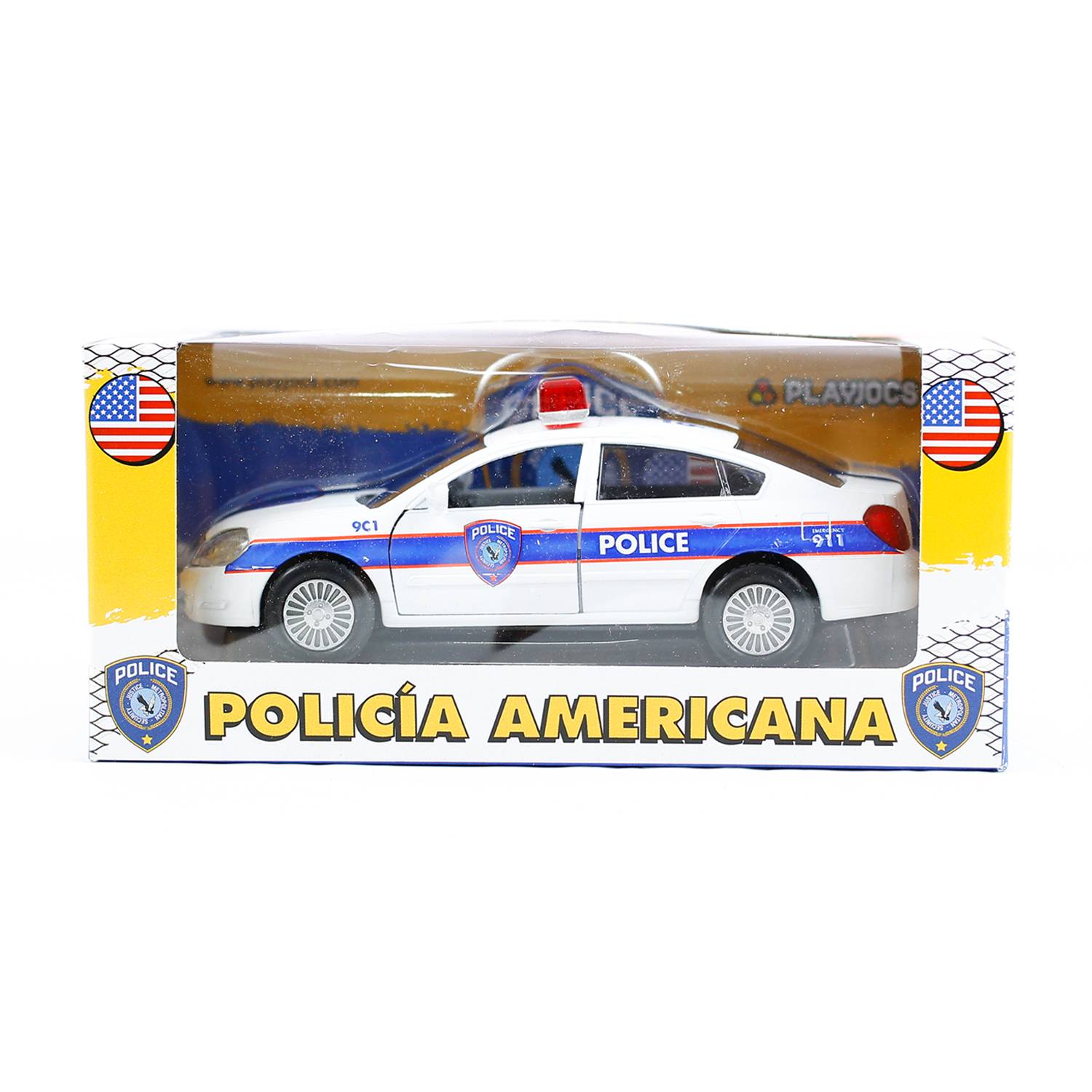 Miniatura coche Policía Americana GT-1650