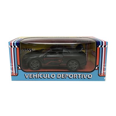 Miniatura vehículo deportivo clásico Racing GT-8020 - negro