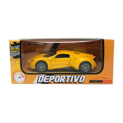 Wholesaler of Miniatura vehículo deportivo Auto Racing GT-8092 - amarillo