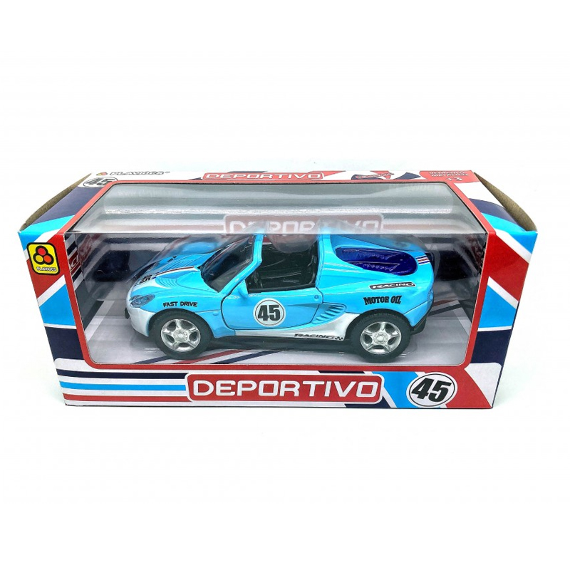 Miniatura vehí­culo coche deportivo GT-8109 - azul