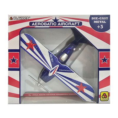 Miniatura avión Aerobatic Aircraft GT-8158 - azul