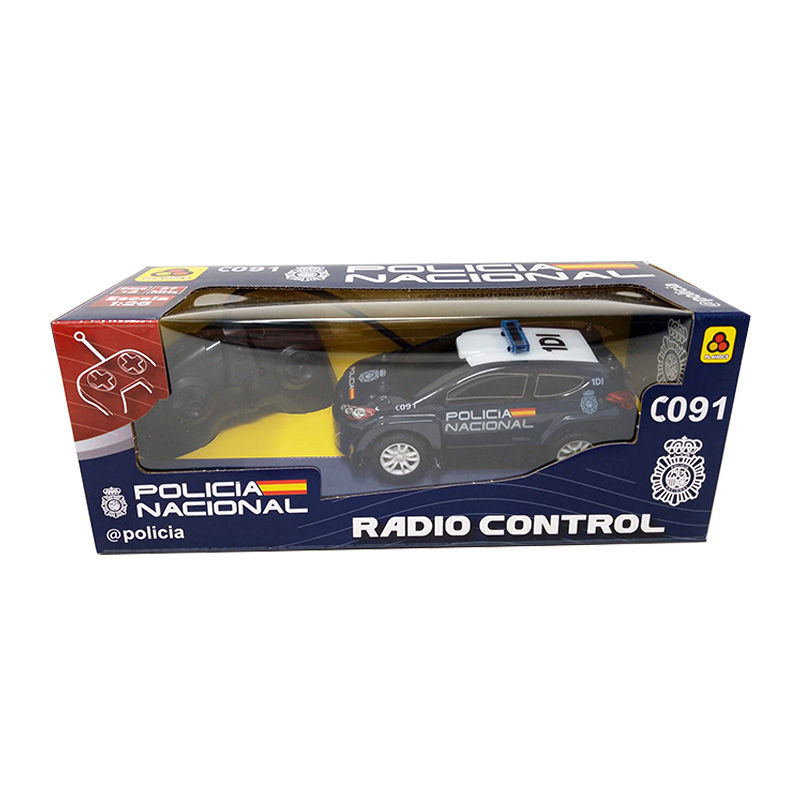 Miniatura vehículo radio control Policía Nacional 1:26