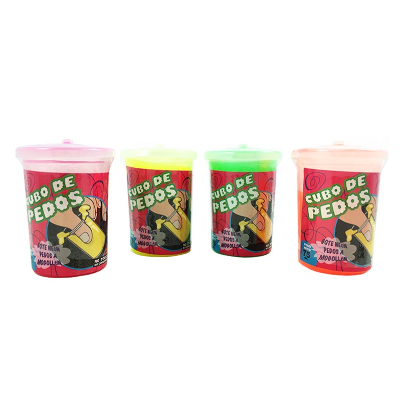 Distribuidor mayorista de Caja Cubo de Pedos neón 75g