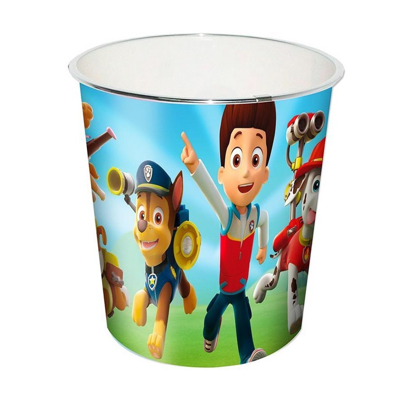 Distribuidor mayorista de Papelera plástico 22x21cm Paw Patrol La Patrulla Canina