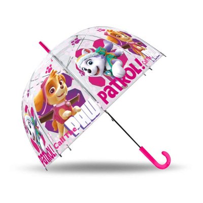 Paraguas transparente manual Paw Patrol Skye 48cm 批发