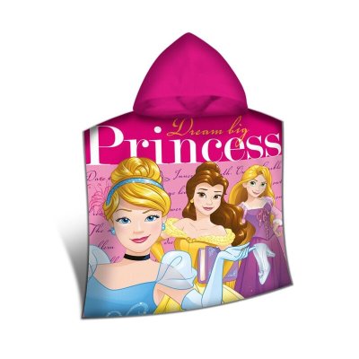 Poncho toalla con capucha Princesas Disney