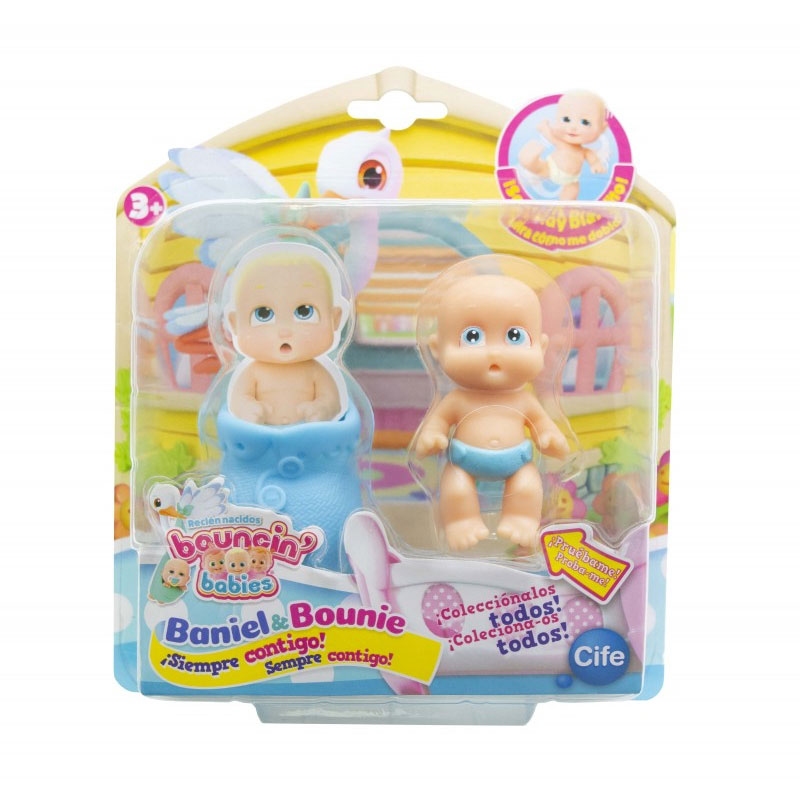 Distribuidor mayorista de Figura recién nacidos Baniel & Bounie Bouncin' Babies - Baniel Sorprendido