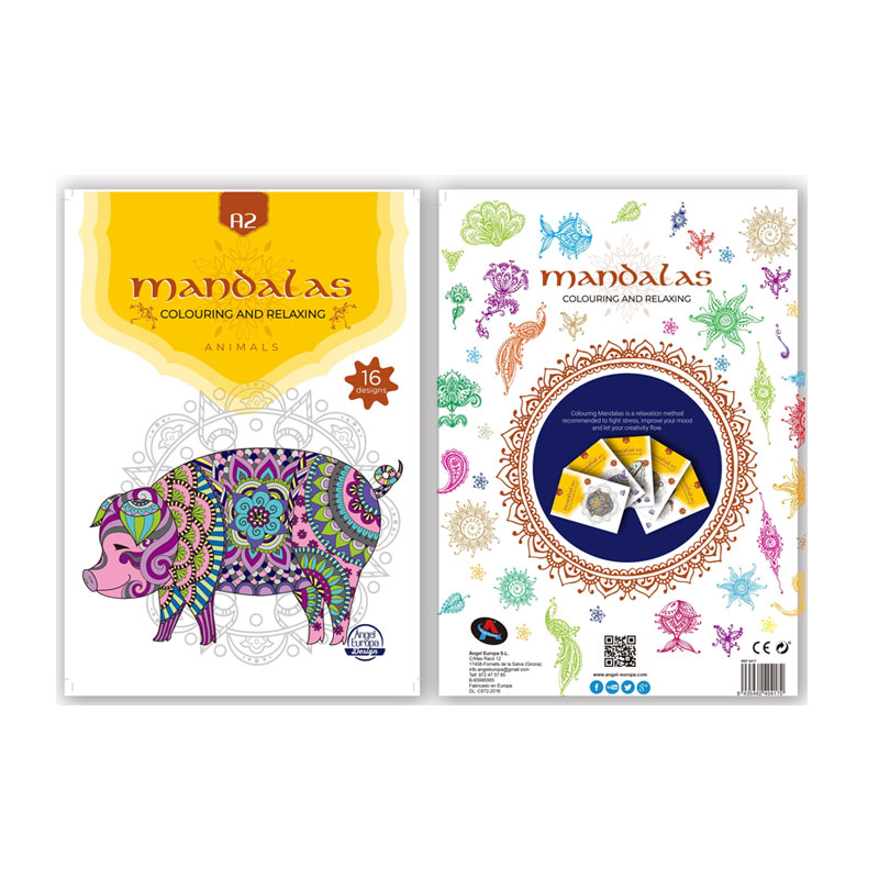 Distribuidor mayorista de Libro Mandalas Animales A2