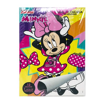 Distribuidor mayorista de Libros pega y pinta Minnie Mouse