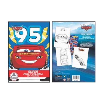 Wholesaler of Libros pega y colorea McQueen 95 Cars Disney