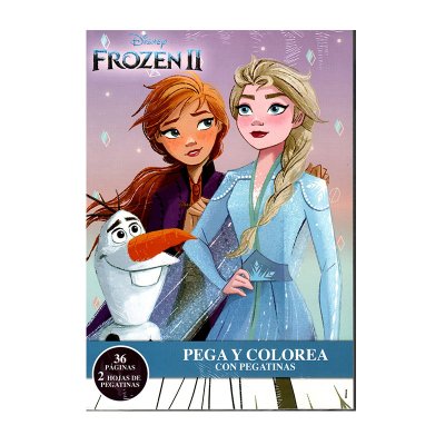 Libros pega y colorea Frozen II 36pgs