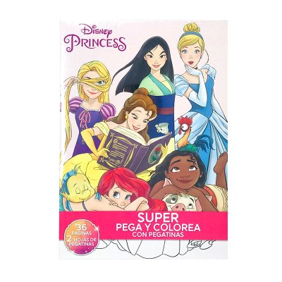 Wholesaler of Libros pega y colorea Princesas Disney 36pag