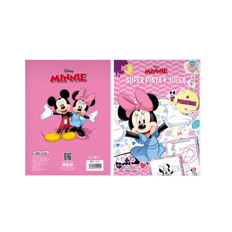Distribuidor mayorista de Libros super pinta y juega Minnie Disney 32pgs