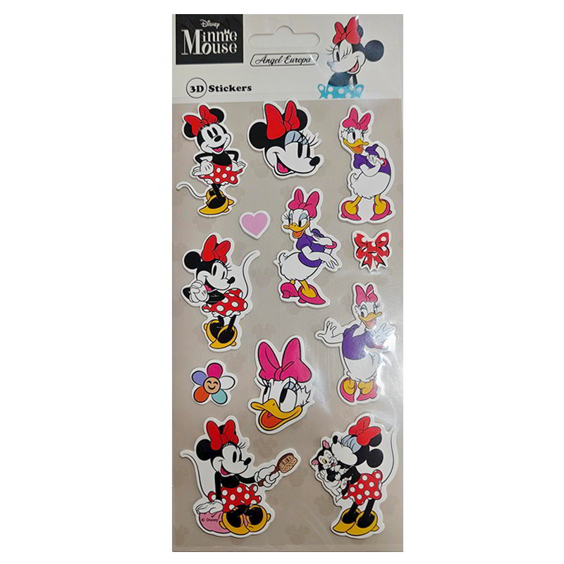 Pegatinas 3D Minnie Mouse