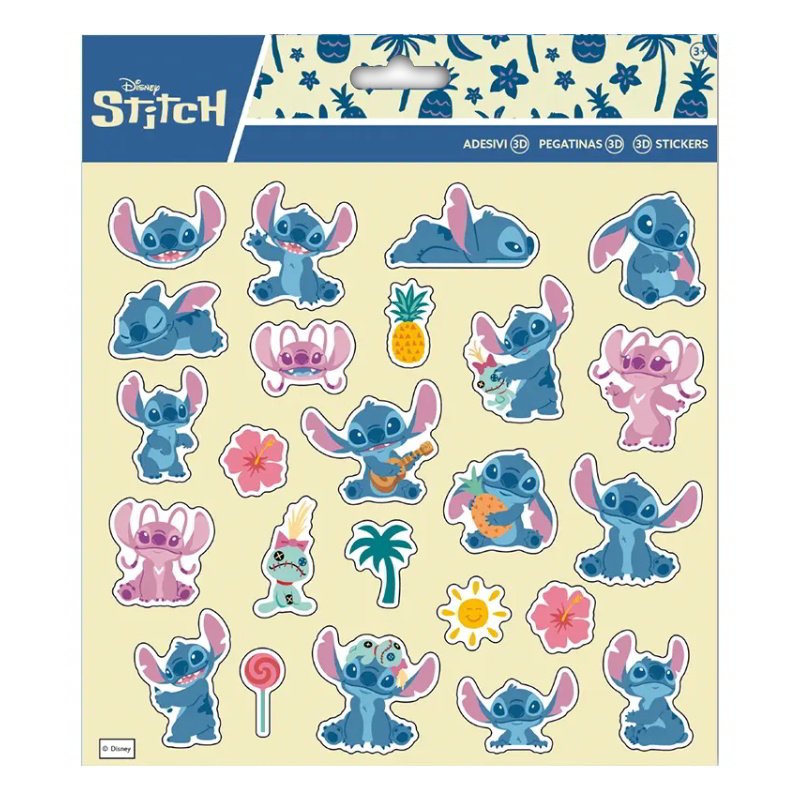 Pegatinas 3D Stitch 2370
