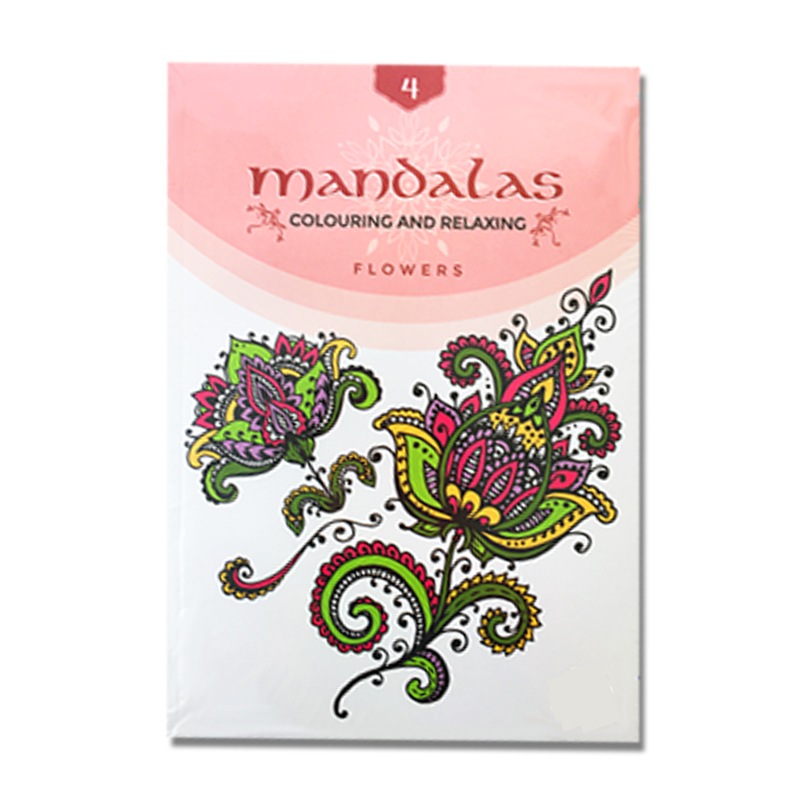 Distribuidor mayorista de Libros Mandalas Flores Colouring and Relaxing 21x30cm 32 páginas