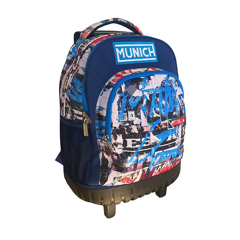 Distribuidor mayorista de Mochila mediana Trolley Americano Munich Graffiti 44cm