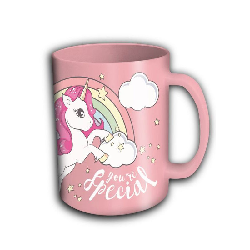 Taza plástico microondas 350ml Princesas Disney - Kilumio