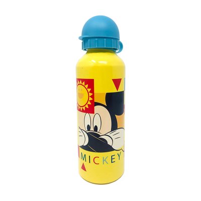 Botella aluminio 500ml Mickey Mouse - amarillo 批发