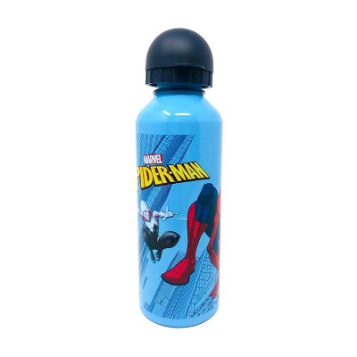 Wholesaler of Botella aluminio 500ml Spiderman - azul