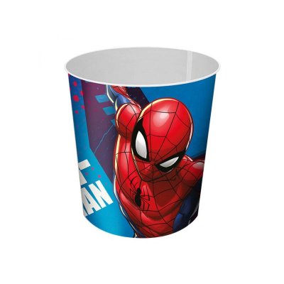 Papelera plástico Spiderman 21cm