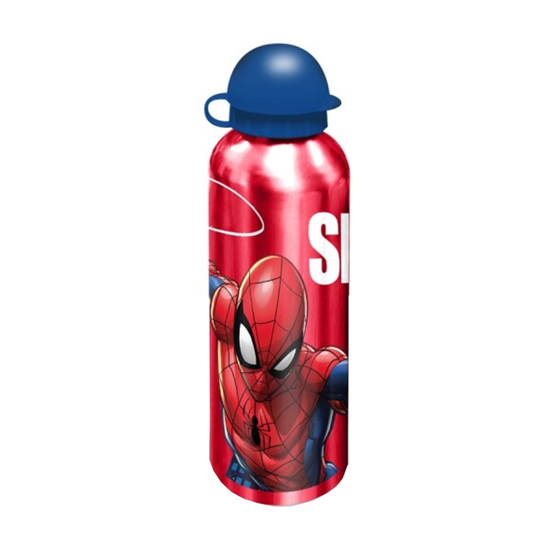 Distribuidor mayorista de Botella aluminio 500ml Spiderman Marvel - rojo