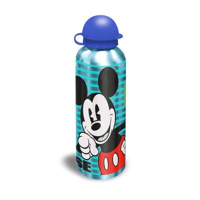Botella aluminio Mickey Mouse 500ml - azul